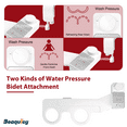 thumbnail image 6 of Beaquicy Adjustable Non-Electric Bidet Toilet Seat Attachment with Dual Nozzles for Front and Rear Wash, 6 of 8