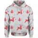 thumbnail image 3 of Sudadera con capucha con gráfico de regalo, ropa para hombre con copos de nieve, marcas Pinecone Y2k, ropa, sudaderas de moda para hombres, genial Papá Noel navideño, 3 of 5