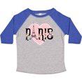 thumbnail image 3 of Inktastic Paris Pink Heart Eiffel Tower with Flowers Boys or Girls Toddler T-Shirt, 3 of 5