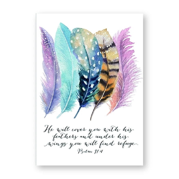 Bible Verse Wall Art Prints Vintage Psalm Poster Christian Scripture Canvas Painting Nursery Wall Pictures Home Room Decoration