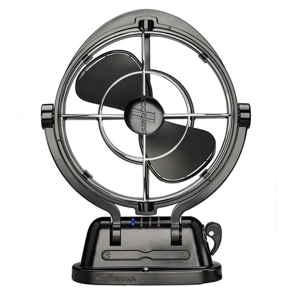 Ventilador SEEKR Sirocco II de 12 V/24 V DC con detección automática para barcos y caravanas