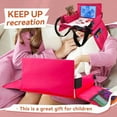 thumbnail image 4 of Kids Travel Seat Tray for Car Children's Toy Storage Table Drawing Board Safety Tray Dining Beverage Rack Road Trip Activities Red, 4 of 6