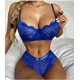 thumbnail image 3 of Conjunto de lencería erótica de encaje Sexy para mujer, ropa interior femenina, Sujetador de encaje, bragas, ropa interior, 3 of 4