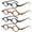 4 Pairs, variant on Mens Retro Personalized Tortoise Mini Round Reading Glasses Womens Fashion Spring Hinge Presbyopic Glasses Plastic Readers +3.00 (4 Pairs)