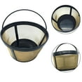 thumbnail image 6 of 4 Cup Stainless Steel Reusable Basket Coffee Filter High Temperature Resistant Mesh For Mr. Coffee Machines With Solid Bottom, 6 of 8