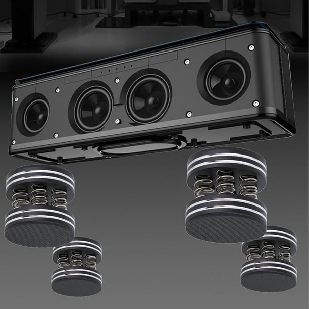 4 PCS Aluminium Alloy Shock Spikes HIFI Speaker Stand Feet Spike Audio Isolation Feet Pads Stand for HiFi Amplifier/Speaker
