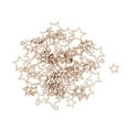 thumbnail image 4 of 100 Piezas de Adornos de Estrellas Huecas de Pequeño álbum de Recortes de Decoración Artesanal BLESIY Artesanía en forma de estrellas de madera, 4 of 8
