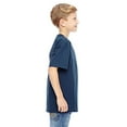 thumbnail image 3 of Hanes Nano-T Kids` T-Shirt, L, Navy, 3 of 3