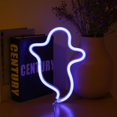 thumbnail image 7 of MarinaVida Neon Sign Ghost Lamp Battery Operated Neon Lights for Halloween,Christmas,New Years,Party, 7 of 7