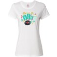 thumbnail image 3 of Inktastic Born in the 50's Record and Music Notes Women's T-Shirt, 3 of 5