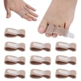 thumbnail image 1 of Pack of 10 Hammer Toe Bandages, Hammer Toe Correction Bandage for Crooked Toes, Overlapping Toes, 1 of 5