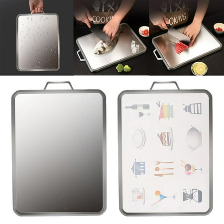 

NANDIYNZHI Cutting Boards for Kitchen Clearance Large Two 2in1 Pp Plastic & 304 Stainless Steel Cutting Board Multifunctional Chopping Board for Kitchen Clearance Sale