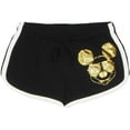 thumbnail image 2 of Gold Foil Women's Black Beach Shorts, 2 of 2