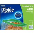 thumbnail image 1 of ZIPLOC SANDWICH BAGS 4 PACKS OF 150, 1 of 1
