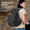 thumbnail image 4 of Diaper Bag Backpack - Large Baby Diaper Bag with Changing Pad, Baby Boy, Girl, Travel Backpack for Mom and Dad, Waterproof, Multi Function Durable (Charcoal), 4 of 8