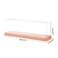 thumbnail image 2 of Orange Acrylic Display Case, 14x3x5inch Dustproof Storage for Collectibles Action Figures, 2 of 3