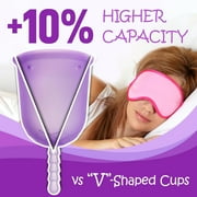 VENUS Menstrual Cup, BPA-Free & 100% Medical Grade Silicone Period Cup, Small, 1-Pack