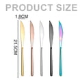 thumbnail image 3 of Juego de cuchillos de mesa con acabado de espejo, diseño simple y elegante que agrega gracia a su mesa, el juego de cuchillos para carne de acero inoxidable dentado garantiza un rendimiento de corte, 3 of 5