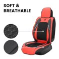 thumbnail image 3 of Audew General 5-Seat Car Seat Cover Set, Breathable Long-lasting Leather General Fit for SUV Sedan Easy Installation Multiple Color Options, 3 of 6