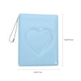 thumbnail image 2 of HINTRMENT Photo Album Girl Heart Shaped PVC Photo Storage 1Pcs For Wedding, 2 of 7