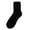 Black, variant on Arlun 1 Pair Warm Cozy Cloud Medium Tube Socks for Women Soft Comfort Fabric Fuzzy Socks Warm Home Sleep Winter Solid Color Preppy Mid-Calf Socks for Everyday Wear Watermelon Red2 One Size