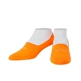 thumbnail image 4 of ODD SOX – Basix Unisex Large No Show Socks – Orange – Soft Cotton Blend Low Profile Fit –, 4 of 5