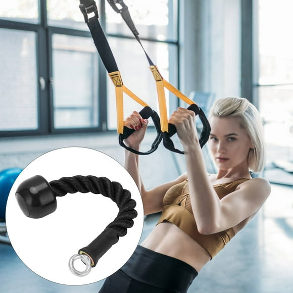 Ccdes Lat Pulldown Attachments,Tricep Rope Anti Slip Rubber Exercise Ropes Durable Strong Practical Gym Supplies For Exercising Muscles,Gym Accessories
