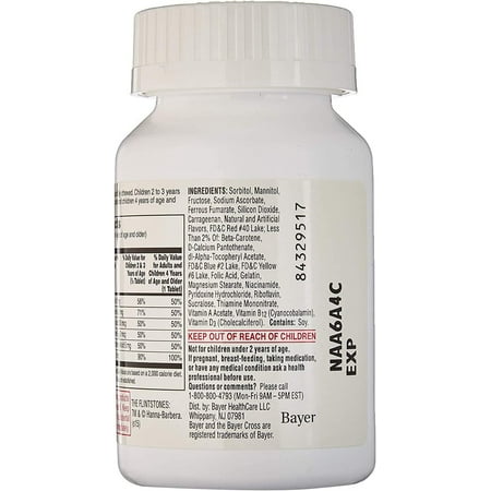 Flintstones Children's Multivitamin with Iron Chewables, 60 ct, 3 pack