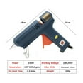 thumbnail image 4 of Pistolet à Colle Thermofusible 150W à Température Réglable, Pistolet à Colle Chaude pour Bâtons de Colle 11 mm, Outil à Main de Réparation Bricolage pour la Maison, Pistolet à Colle, Chauffage Rapide, 4 of 7