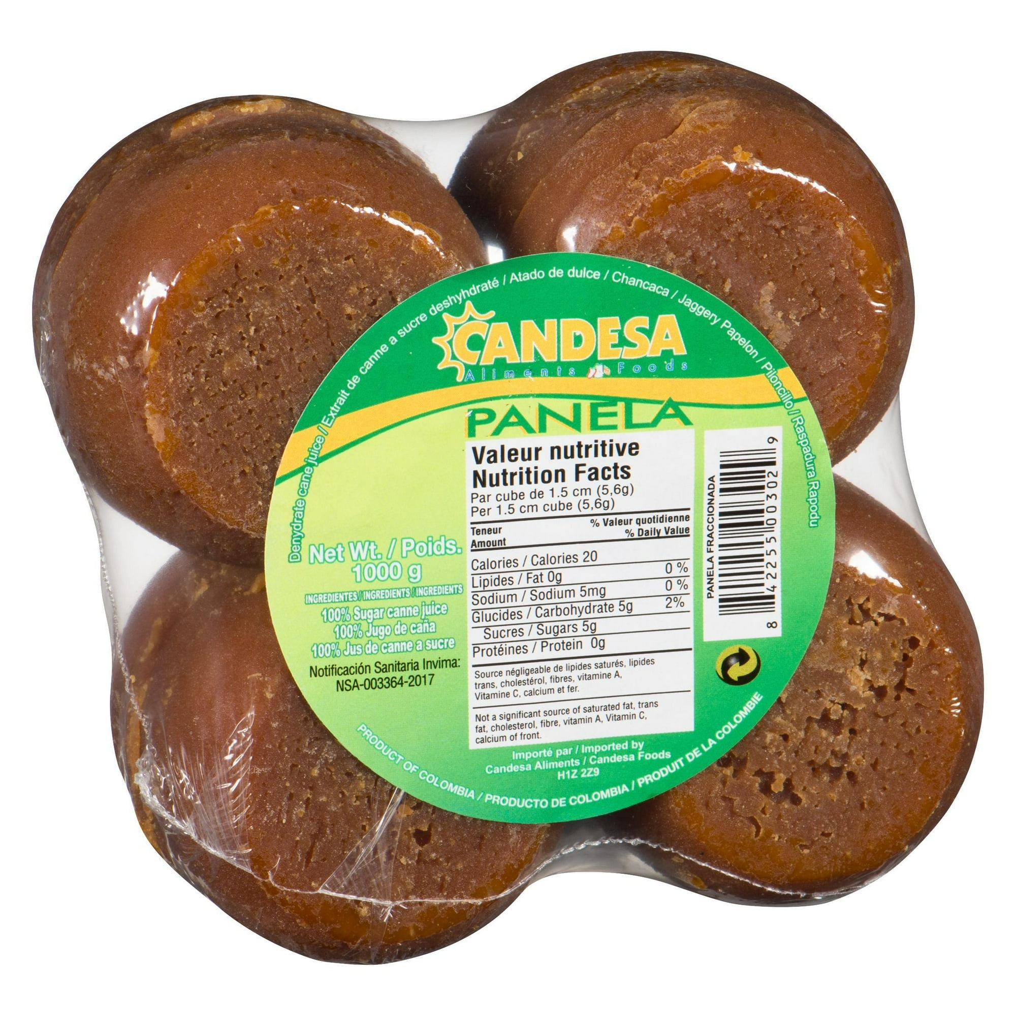 Candesa Panela Sugar Cane Juice, 1 kg