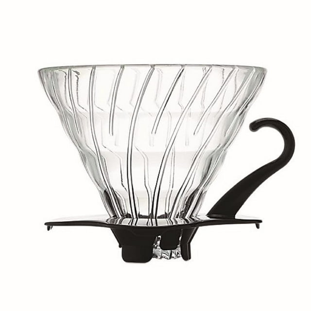Gotero de café Hario V60 de cristal tamaño 02 negro