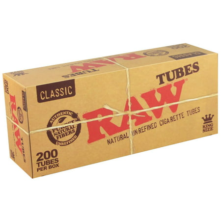 RAW Classic 200pc Cigarette Injector Tubes - (Smokers Best Cigarette Tubes)
