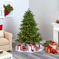 thumbnail image 5 of Nearly Natural 5' Green Spruce Artificial Christmas Tree Prelit 300 White Warm Lights, 5 of 7