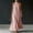 Pink plus size halter maxi dress a1, variant on Women Plus Size Halter Sleeveless High Low Flowy Maxi Dress Solid Boho Beach Vacation Long Sundresses, Purple S