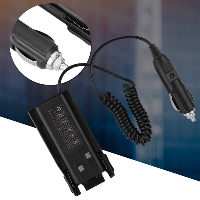 Walkie Talkie Battery Charger, Cargador de Automóviles Resistente a la desgaste para automóviles