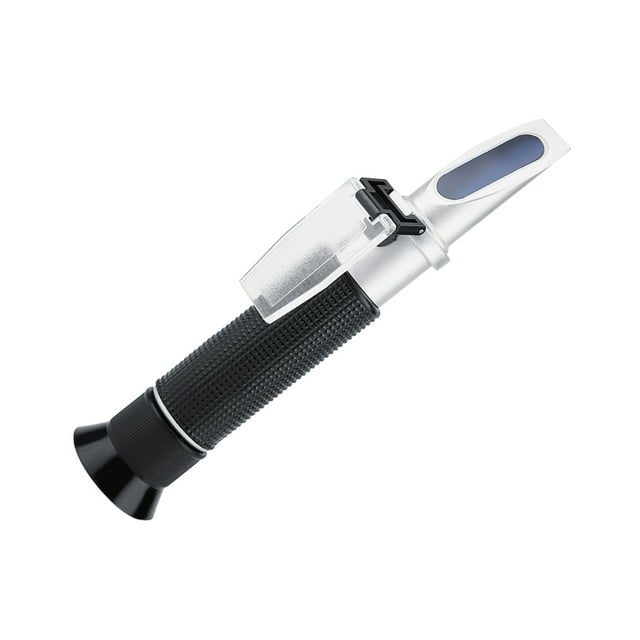 Nimoa Salinometer, Handheld 0-100% Salinity Refractometer Salinometer Sea Water Salt Concentration Tester Meter