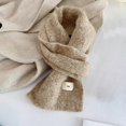 thumbnail image 2 of QASIEATN Relaxed Fit Scarf for Women Wool Scarf Women's Knitted Wool Scarf All Solid Color Warm Scarf Fall Fashion Accessories, 2 of 3