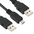thumbnail image 4 of 2Pcs 1m USB2.0 to MICRO USB Port Mobile Hard Disk Drive Connecting Line Cable, 4 of 10