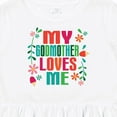 thumbnail image 4 of Inktastic My Godmother Loves Me Girls Girls Toddler Dress, 4 of 5