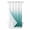 Teal, variant on No Hook Shower Curtains with Snap-in Liner Set, Teal Green Ombre Waterproof Hotel Style Bathroom Shower Curtain, Contemporary Gradient Abstract Art Breathable Mesh Top Window Bath Curtains 72''x84''