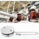 thumbnail image 2 of 316 Stainless Steel Fuel Tank Cap Polished Fuel Tank Cap Good Seal Gasket Filler Chain and Cover, 2 of 5