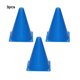 thumbnail image 3 of Sonducket 3x conos de tráfico de entrenamiento de fútbol: visibilidad mejorada, fácil de instalar, fútbol, baloncesto, entrenamiento, Mochilas de mochilero Azul 23cm, 3 of 6
