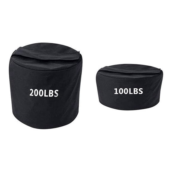 2 Pcs Training Sandbag Adjustable Heavy Duty Workout Sandbags Fitness Sandbags 200LBS & 100LBS,2 x Training Sandbag,Black