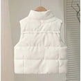 thumbnail image 4 of StSilkitty Boys Girls Vest Zip up Sleeveless Stand Collar Jackets Outerwear Winter Outdoor Warm Vest with Pockets, 4 of 9