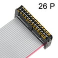 thumbnail image 3 of IDC 26 Pins Connector Flat Ribbon Cable Female Connector 30cm 2.54mm Pitch,5pcs, 3 of 5