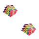 thumbnail image 1 of sweethay 100 Uds. De palos de coloridos modelo de construcción artesanal DIY palos de multicolores 93x10x2mm 2Conjunto, 1 of 6