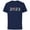 Navy, variant on Marvel Avengers Assemble Team 2023 New Year - Short Sleeve Cotton T-Shirt for Adults - Customized-Black