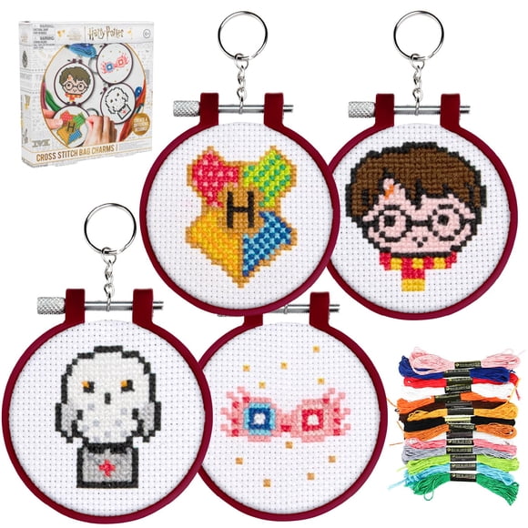 Kit de bordado Paladone con estampado de punto de cruz de Harry Potter