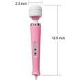 thumbnail image 2 of YOPTOP 10 Speeds Wired Powerful Handheld Electric Massager  Strong Vibrations Personal Back Massage for  Recovery  Muscle Aches  Body Pain (Purple),pink, 2 of 10