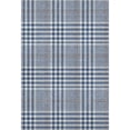 thumbnail image 2 of Addison Rugs Mayfield Premium Machine Washable Transitional Plaid Navy Rectangle Rug, 5' x 7'6", 2 of 6